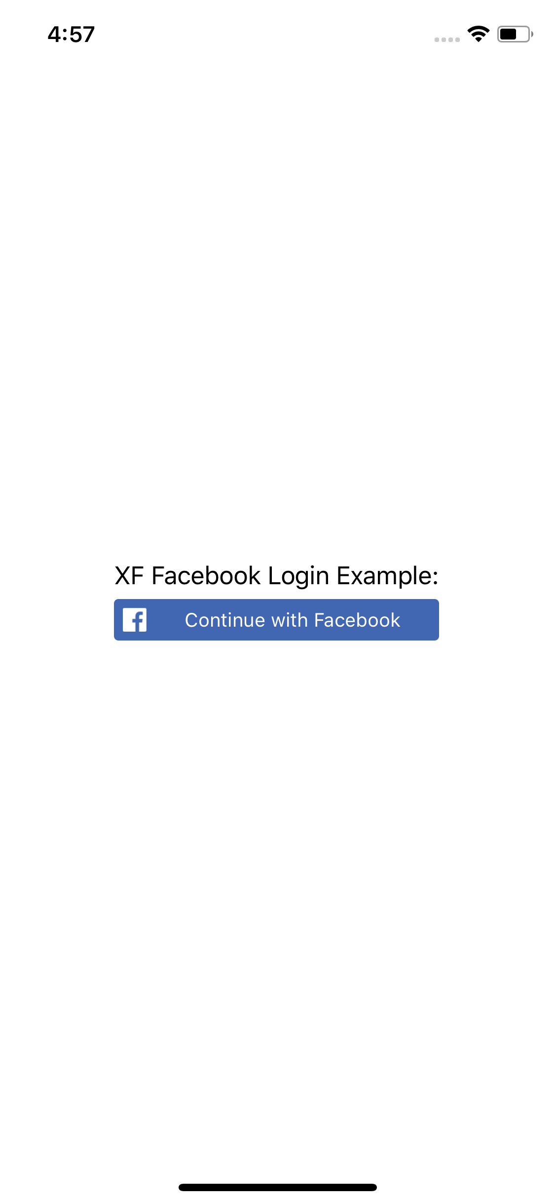 Social Media Authentication - Facebook login in Xamarin Forms - Xamboy